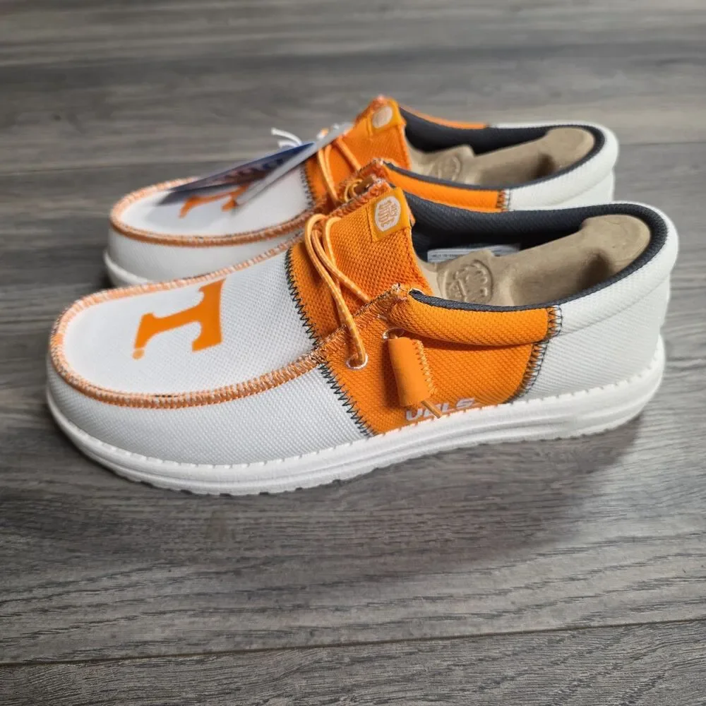 Hey Dude Wally Tri Tennessee Volunteers Shoes Mens 8 Womens 10 NEW